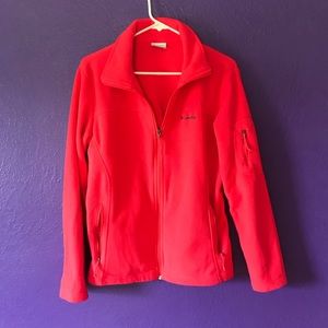 Hot pink Columbia zip up jacket